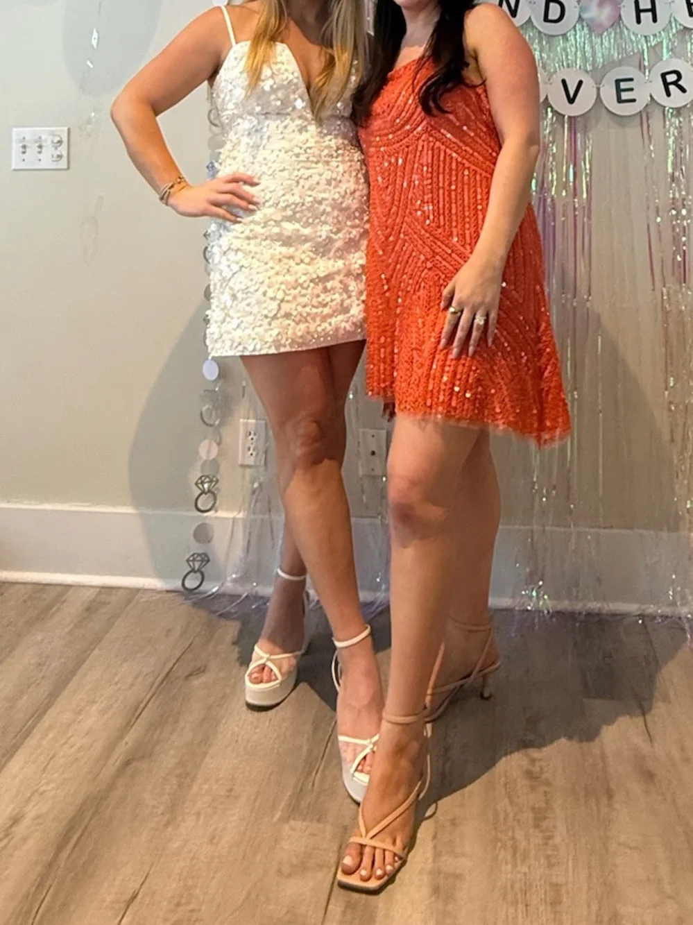 Lovers and Friends Bijou Beaded Mini Dress in Pearl White - Picture 3 of 4
